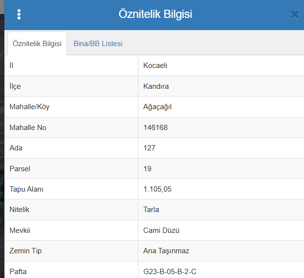 Kocaeli Kandıra Ağaçağıl'da Satılık Ovada Tarla