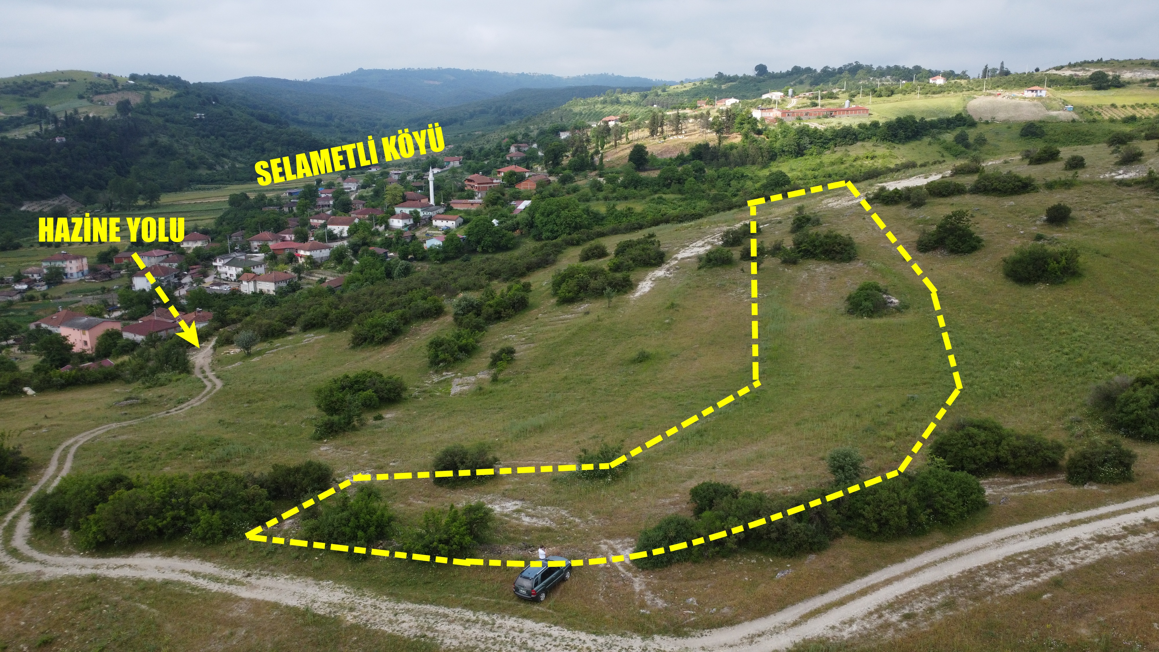 Kocaeli Kandıra Selametli Köyünde İmara 100 Metre Mesafede Satılık Tarla
