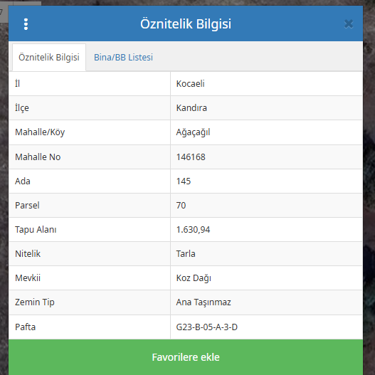 Kocaeli Kandıra Ağaçağıl'da Satılık Yola Bir Parsel Tarla