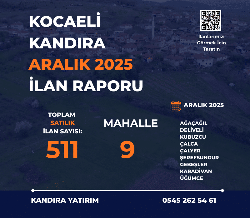 ARALIK 2025 SATILIK İLAN RAPORU